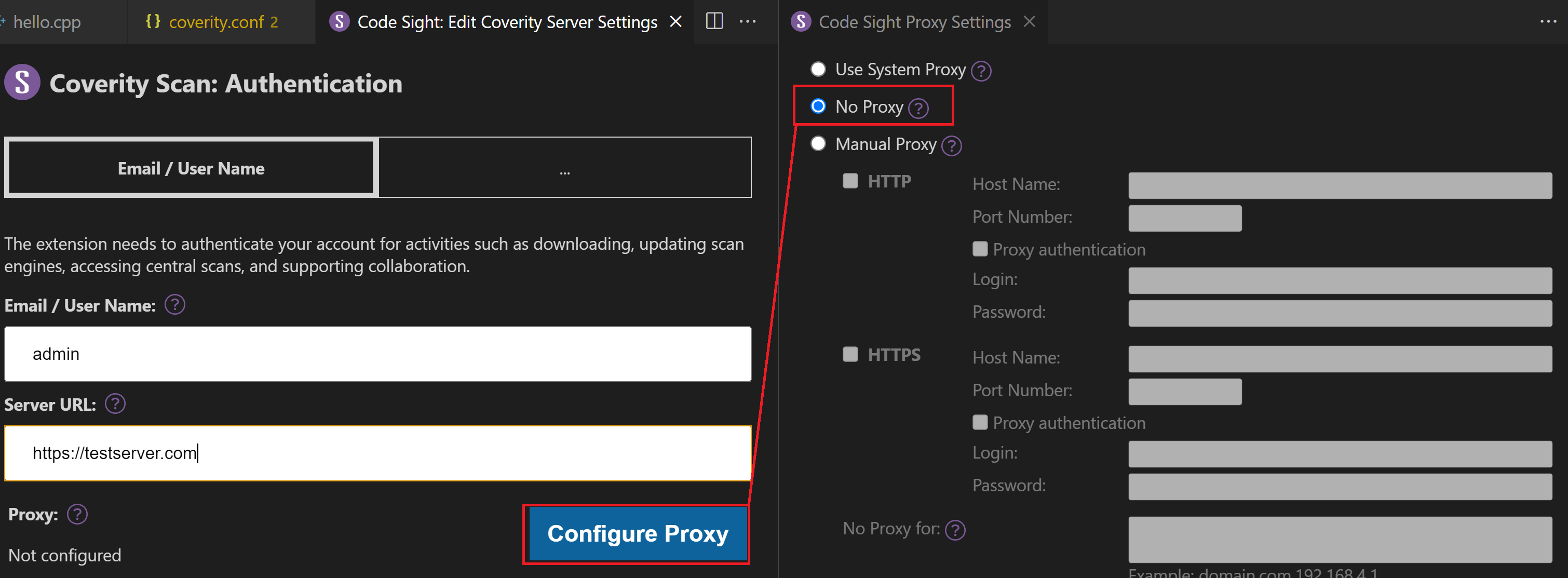Stuck at downloading summaries with Code sight and VSCode