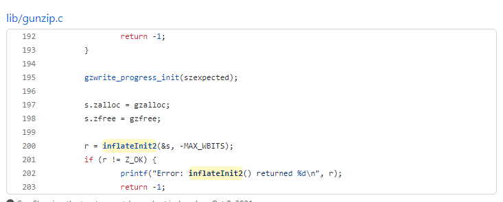 Why BDBA detects zlib component from the binary scan?