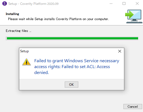 Failed to grant Windows Service necessary access rights when Setup ...