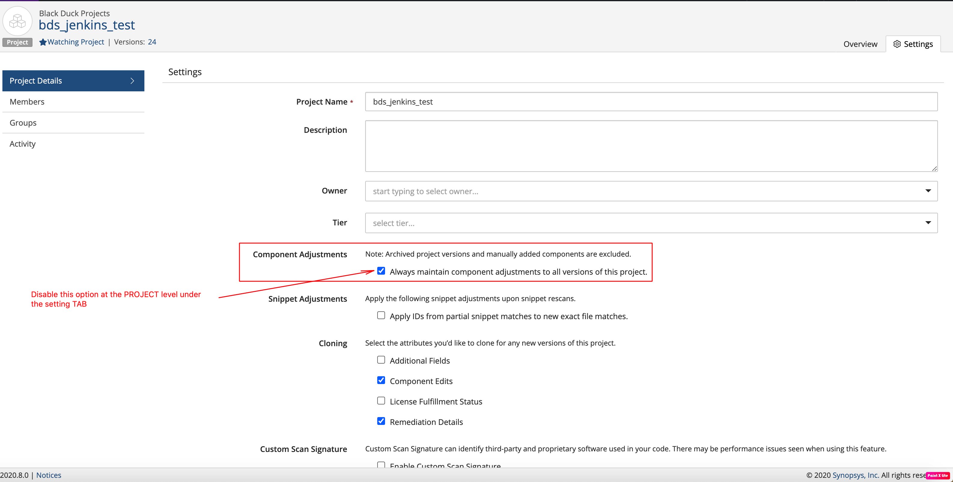 Understanding Persistent Edits in BlackDuck HUB