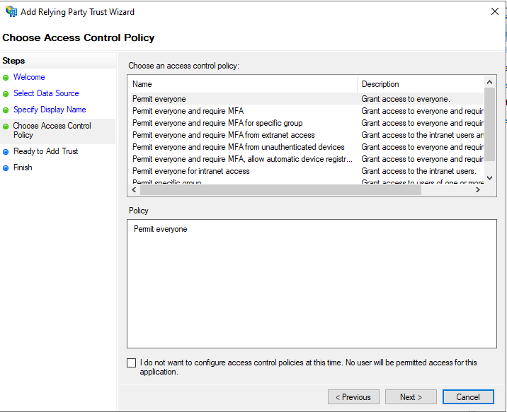 Coverity SAML integration with ADFS