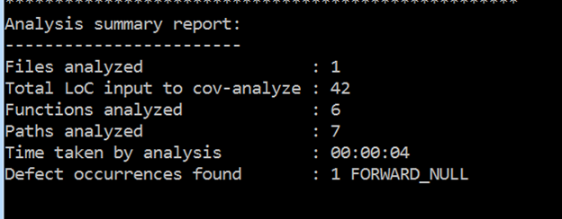 Suppress a FORWARD_NULL report for users who just run locally