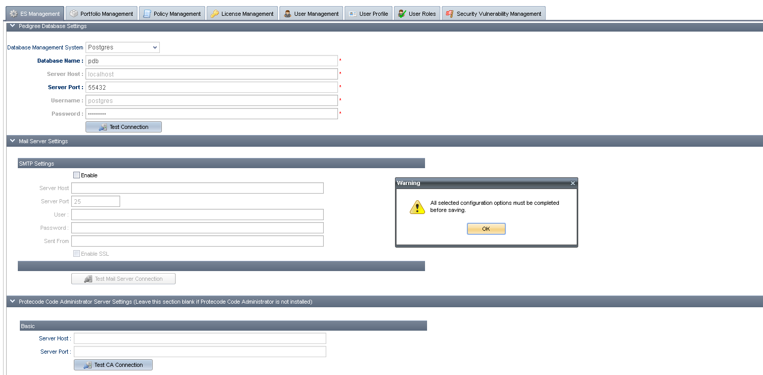 Log level doesn't change from INFO to DEBUG. Upon Save, a warning ...