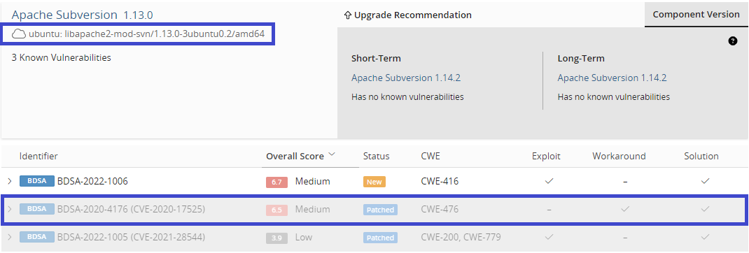 Different Remediation Statuses for the same Vulnerability on the same ...