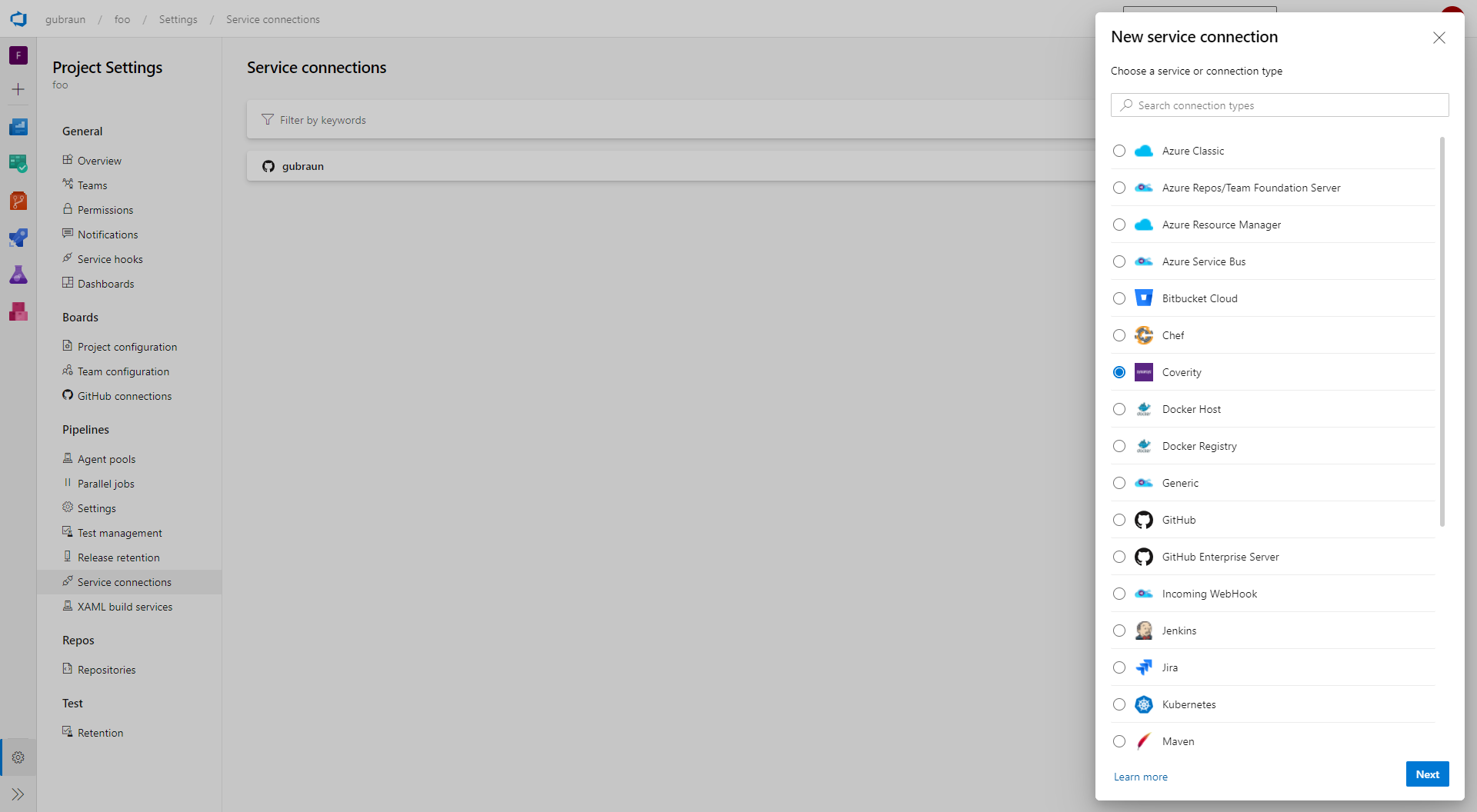 Azure Pipelines: Using Coverity with Microsoft-Hosted Agents