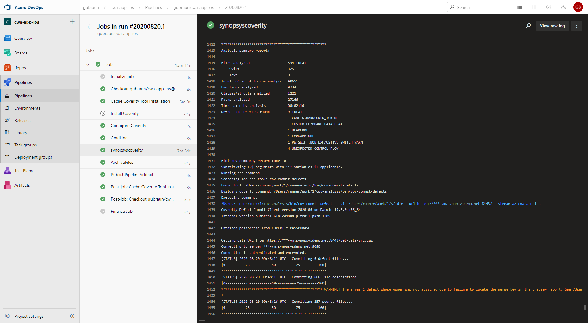 Azure Pipelines: Using Coverity with Microsoft-Hosted Agents