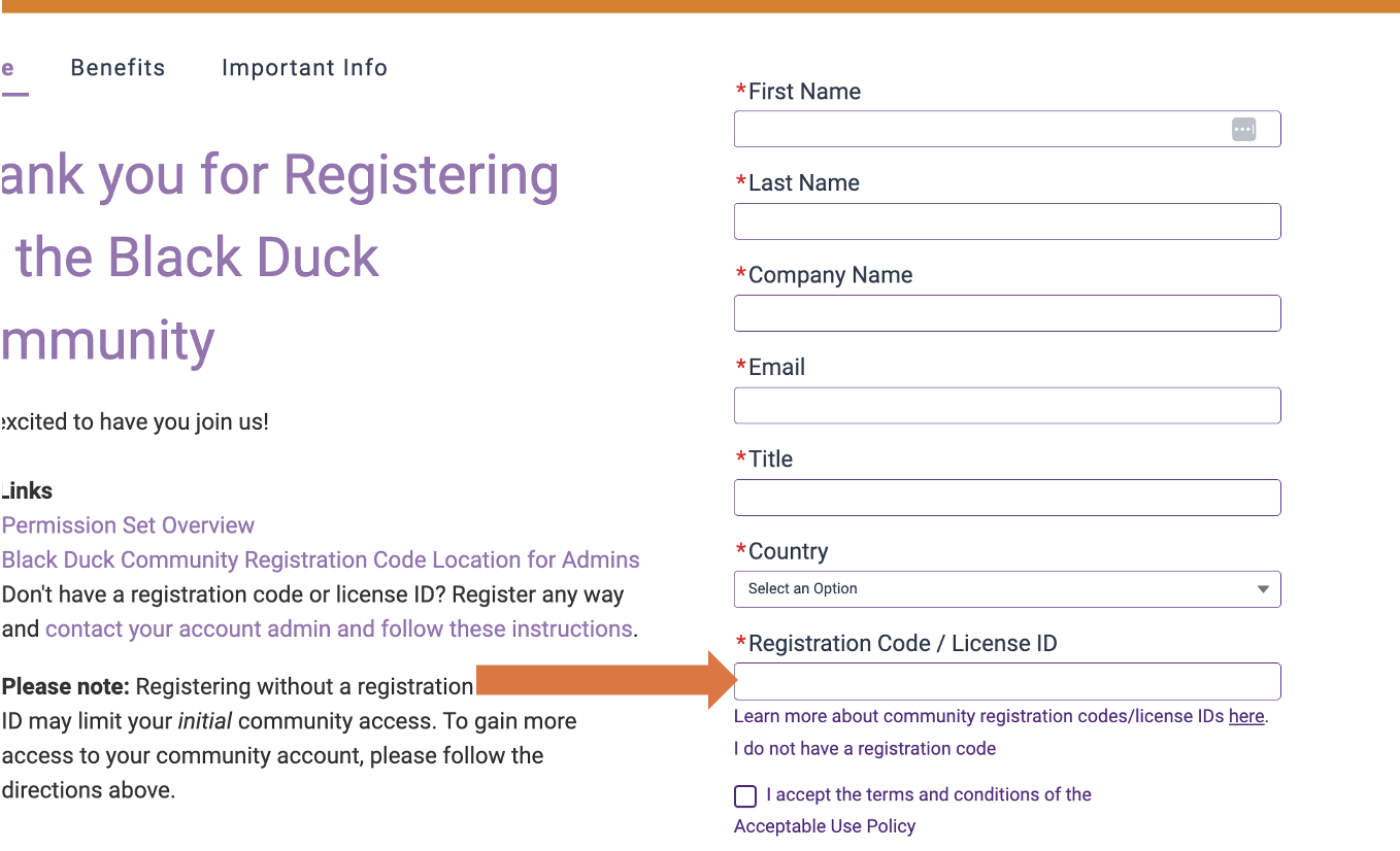 How do I register as an enterprise customer to the Community?