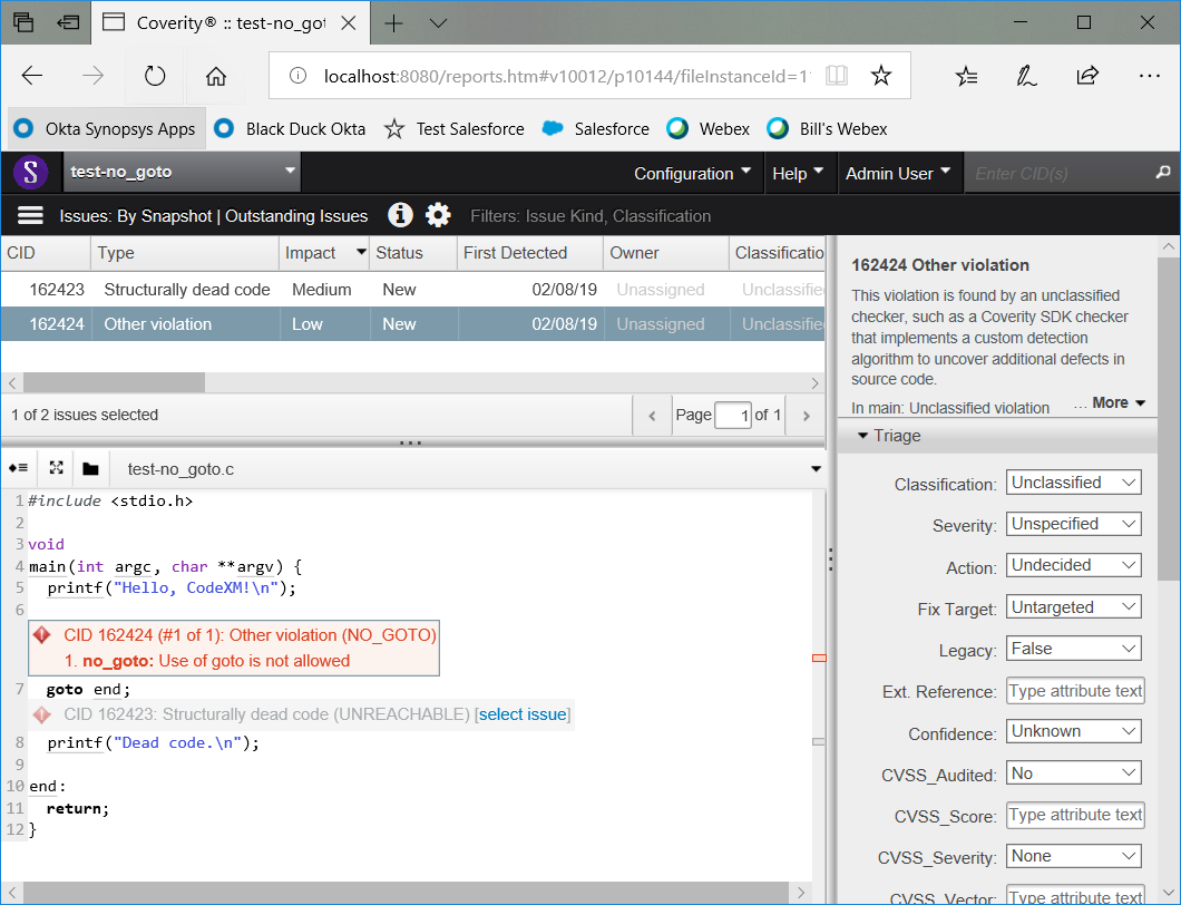 Create Custom Coverity Checkers with CodeXM