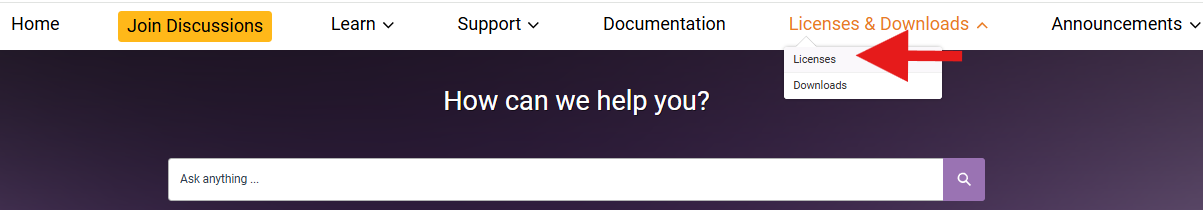 Licensing FAQs